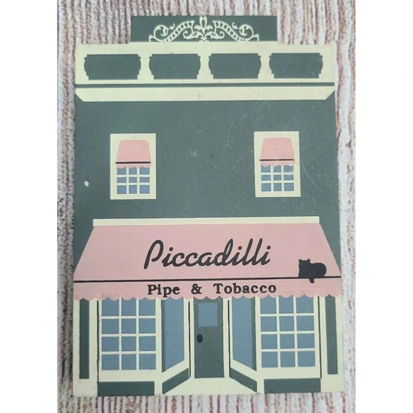 Vintage The Cat's Meow Village Series VIII Piccadilli Pipe & Tobacco Shelf Decor - Picture 1 of 6